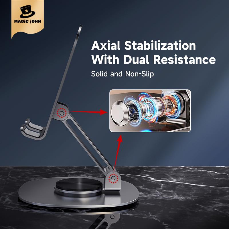 MAGIC JOHN 360 Degree Phone Tablet Holder Super Stable and Portable