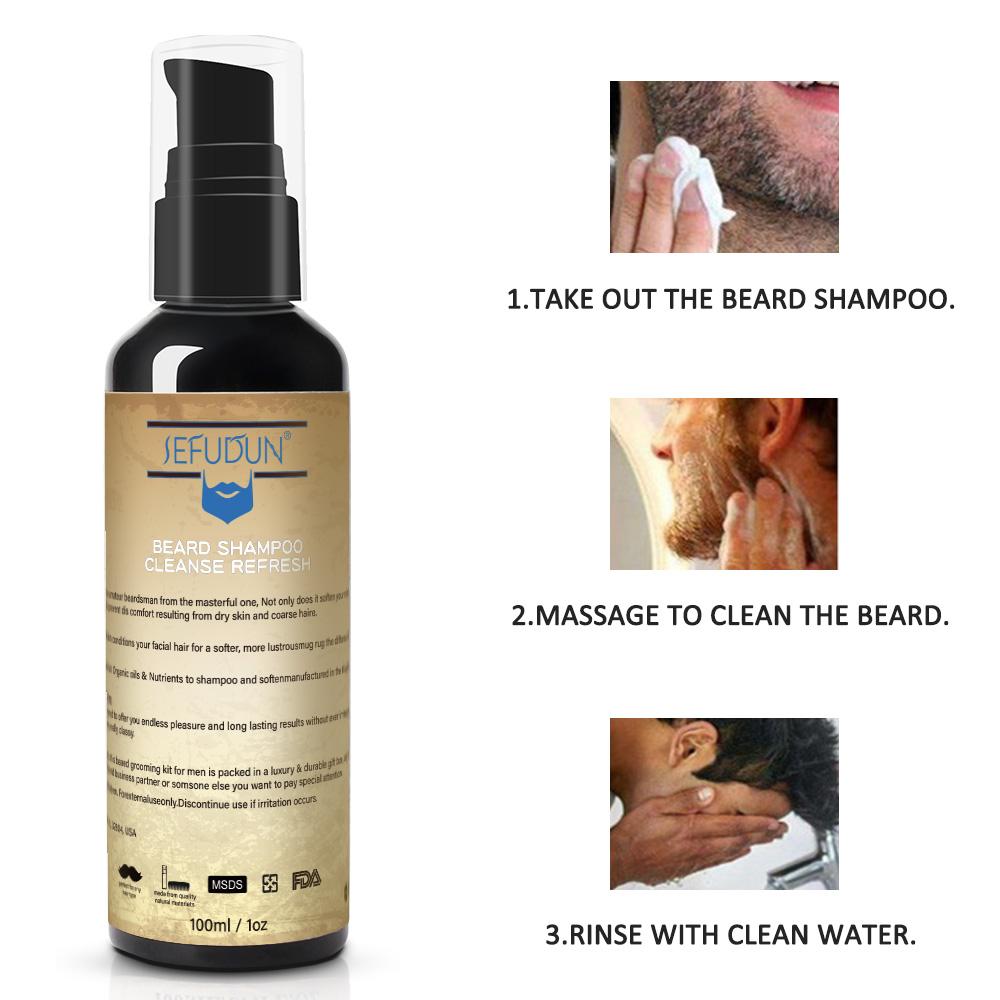 Men's Christmas Beard Care Kit, Beard Care Accessories, 9-Piece Hair Styling Tools Set, Perfect Gift for Men, Festive Holiday Grooming Essentials