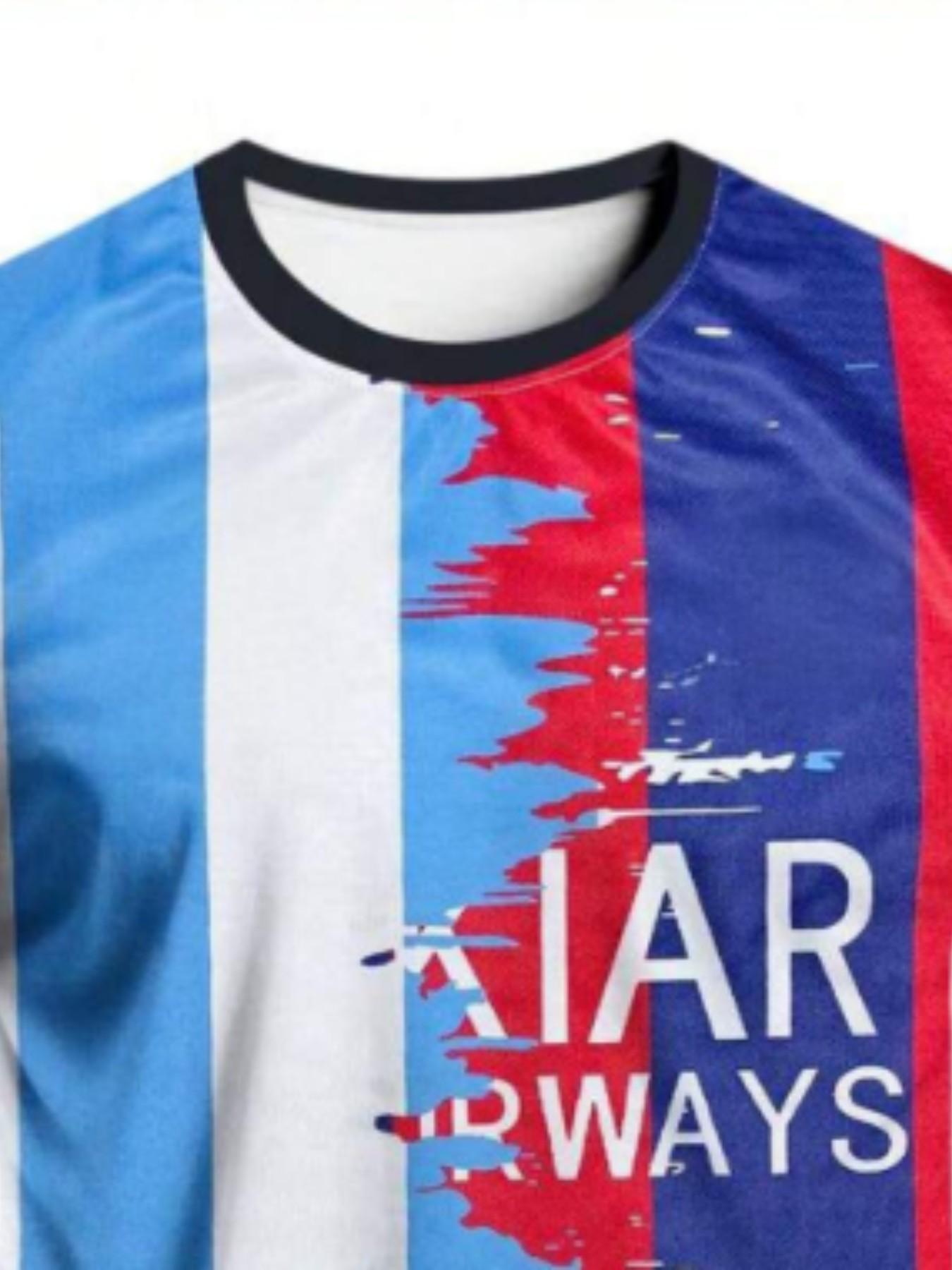 Men's Teen Football Shirt, Argentina Barcelona Soccer Jersey, Comfortable Sporty Top, Ideal for Training, Casual Wear, Gift for Fans