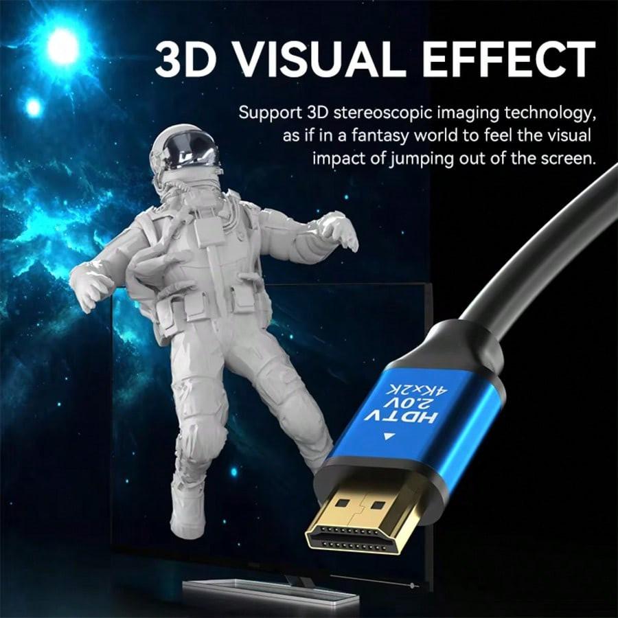 10 Feet 4K Ultra HD TV Cable, 4K High-Speed 2.0 Cable, Supports 4K@60hz, Compatible with Monitors, Projectors, Set-Top Boxes, Laptops