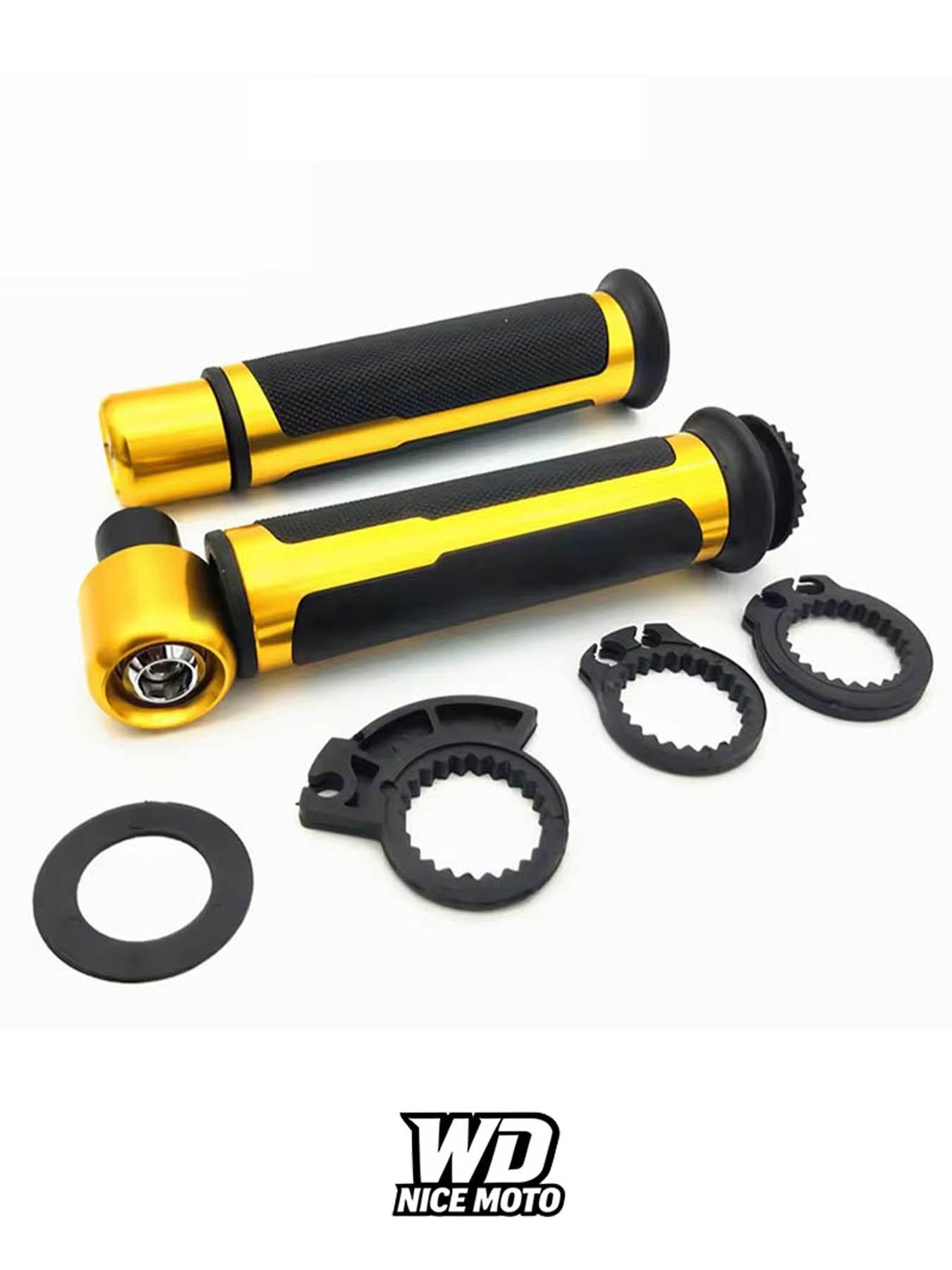 Wd Nice Moto Universal 7/8" 22mm Motorcycle Modification Parts, Fatbike Grip Cuffs, Cnc Handlebar for Kawasaki, Honda, Yamaha, Suzuki, Ducati