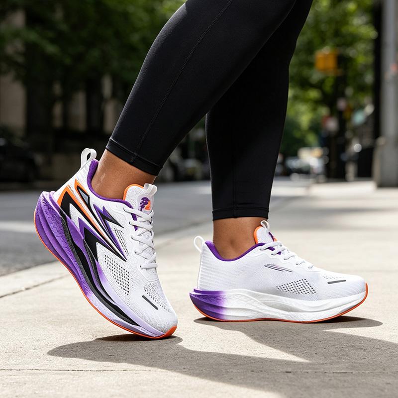 New Men's Lightweight Cushioned Athletic Running Shoes, Breathable Mesh Gradual Thick Sole, Soft Elastic Outsole Anti-Slip Durable, Multi-Color Options