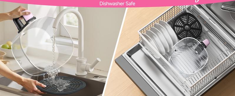 Pink Air Fryer 5QT, 8-in-1 Glass AirFryer with Visible Window, Touch Controls, Compact Design, Nonstick & Dishwasher-Safe, Easy Meal Kitchen Appliance Pink Air Fryer 5QT, 8-in-1 Glass AirFryer with Visible Window, Touch Controls, Compact Design, Nonstick & Dishwasher-Safe, Easy Meal Kitchen Appliance