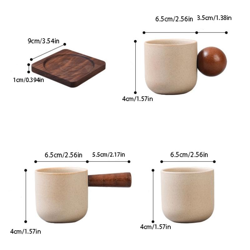 Japanese Style Ceramic Coffee Cup, Handmade Clay Espresso Mug, Large Tea Bowl, Personalized Home Use, Unique Design