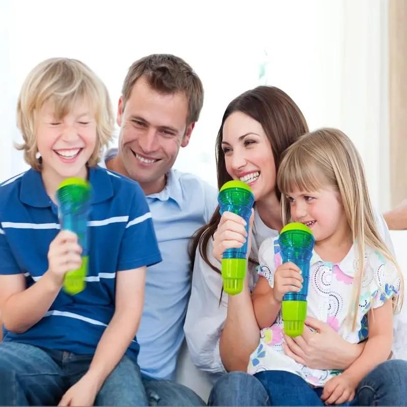 Physical Echo Microphone Toy, Lightweight Music Singing Toy, Party Fun Gadget (no Batteries), Abs Material, Perfect Gift for Christmas Birthday Parties, Echo Effect, Star