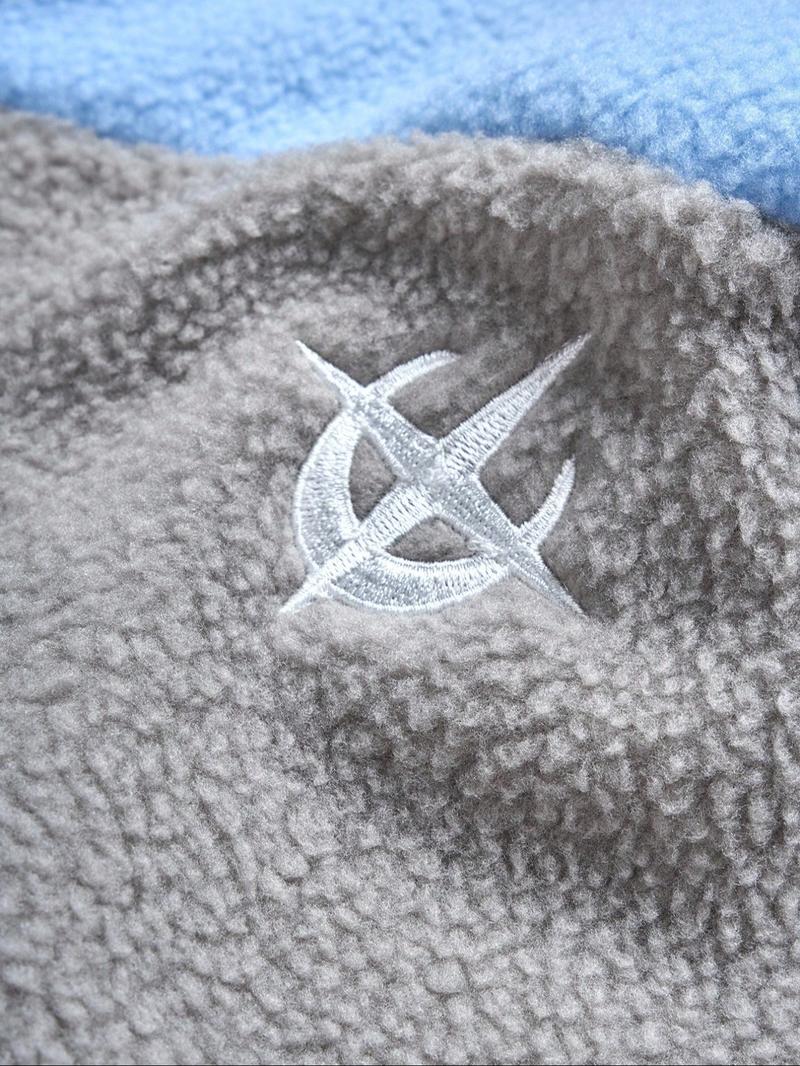 Men's Contrast Color Patchwork Zip Hoodie Jacket, Fall/winter Zipper Short Men's Hooded Sweatshirt, Shark Style Hooded Outerwear