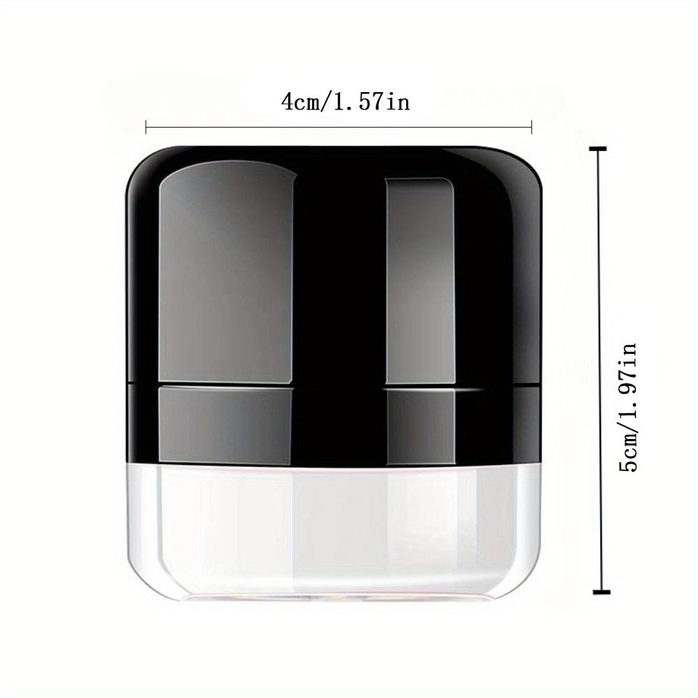 Mini Refillable Loose Powder Jars with Puff - Hypoallergenic, Portable Cosmetic Containers for Blush & Finishing Powders