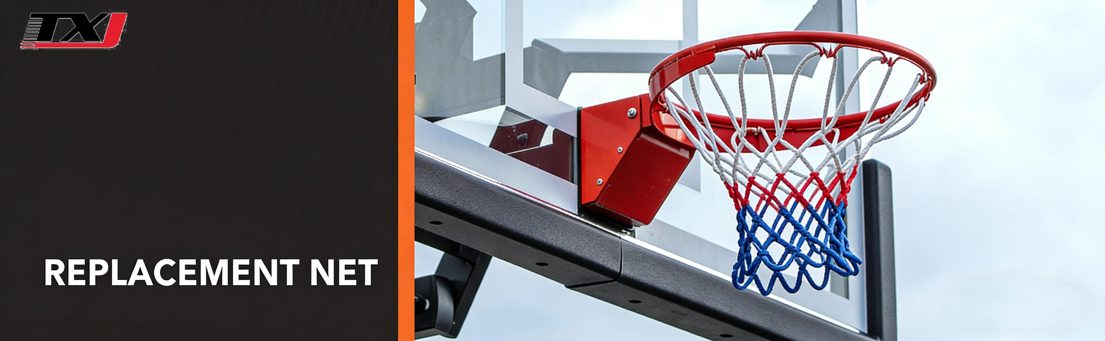 Heavy-Duty All-Weather Polyester Basketball Net, Durable Outdoor Sports Equipment, Ideal for Parks and Schools, Weather Resistant Design