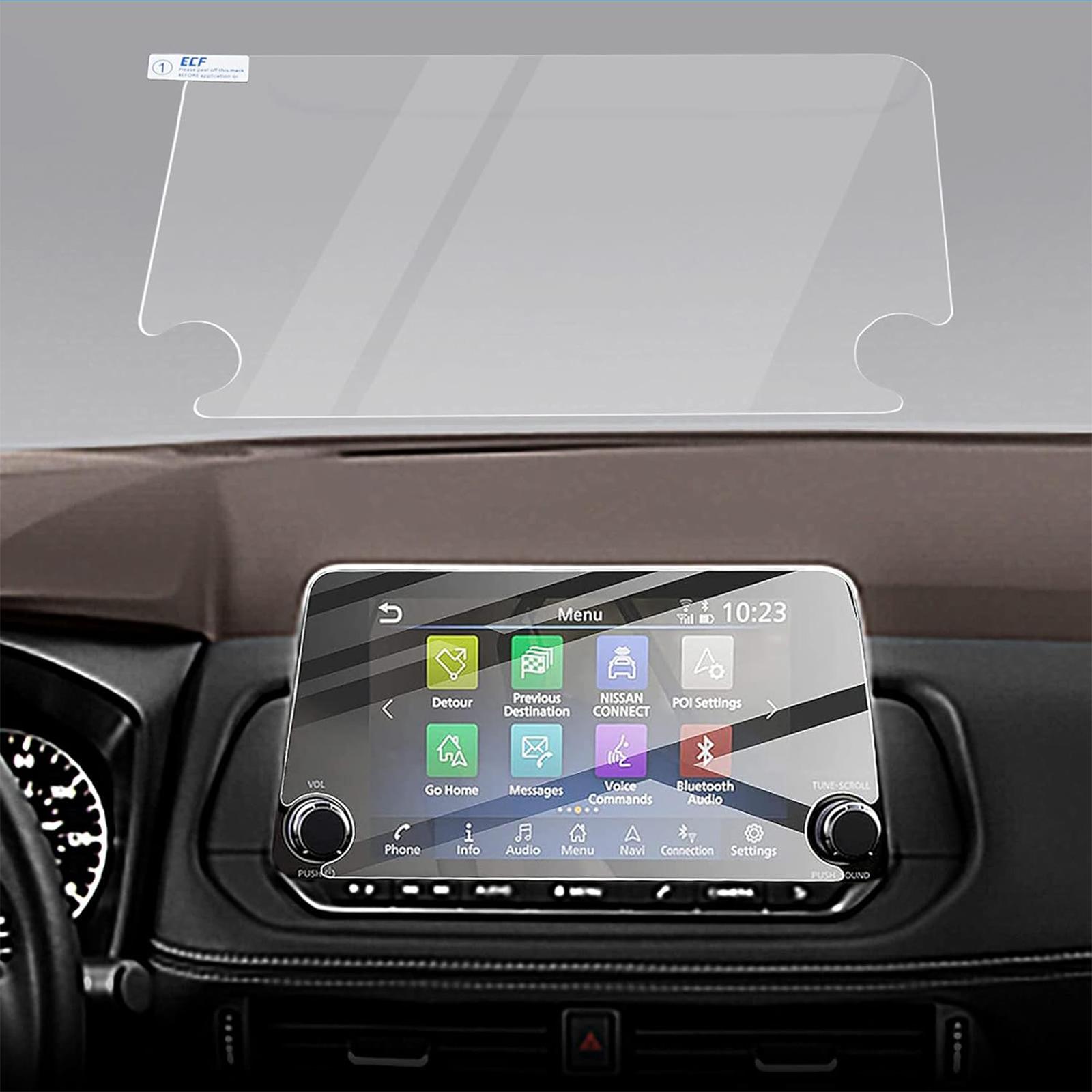 Canvcle Screen Protector for 2021 2022 2023 2024 2025 Nissan Rogue S SV Accessories 8-inch Tempered Glass Film Touchscreen Protector Foil (NOT for Rogue Sport) Scratches Explosions Protection