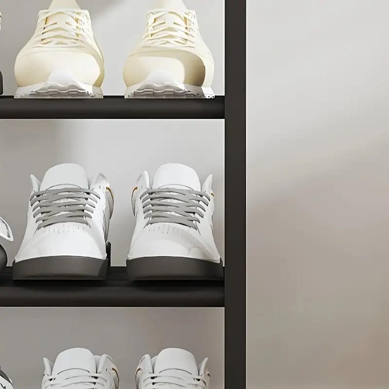Multi-Layer Metal Shoe Rack, Durable and Space-Saving, Ideal for Entryway, Closet, Bedroom, Garage, Ground Installation Storage Organizer