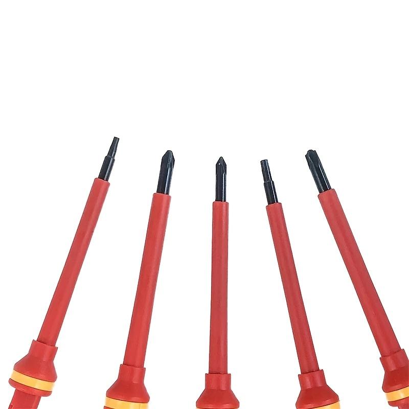 A 13pcs Screwdriver Set Including Phillips And Flathead Screwdrivers, Along with a Repair Tool Kit