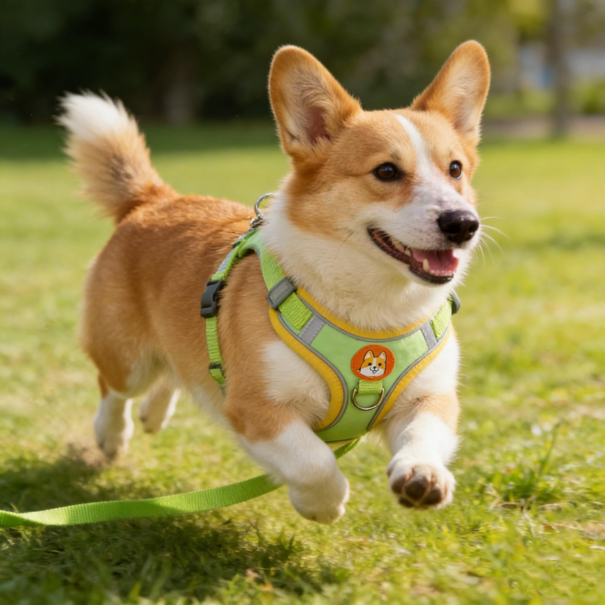 Reflective Pet Harness for Small Dogs, Comfortable Step-In Design, Night Safety Walks, No Pull Vest, Ideal for Evening Strolls