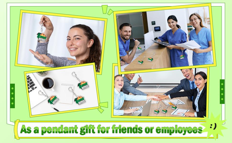 72/100 Pcs Dumpster Fire Keychain Emotional Support Keychain Christmas Employee Appreciation Gift Acrylic Keychain Encouragement Gift for Students Coworker Christmas White Elephant Gift Daily Exchange Gift Multi-scene Applicable Office Supplies
