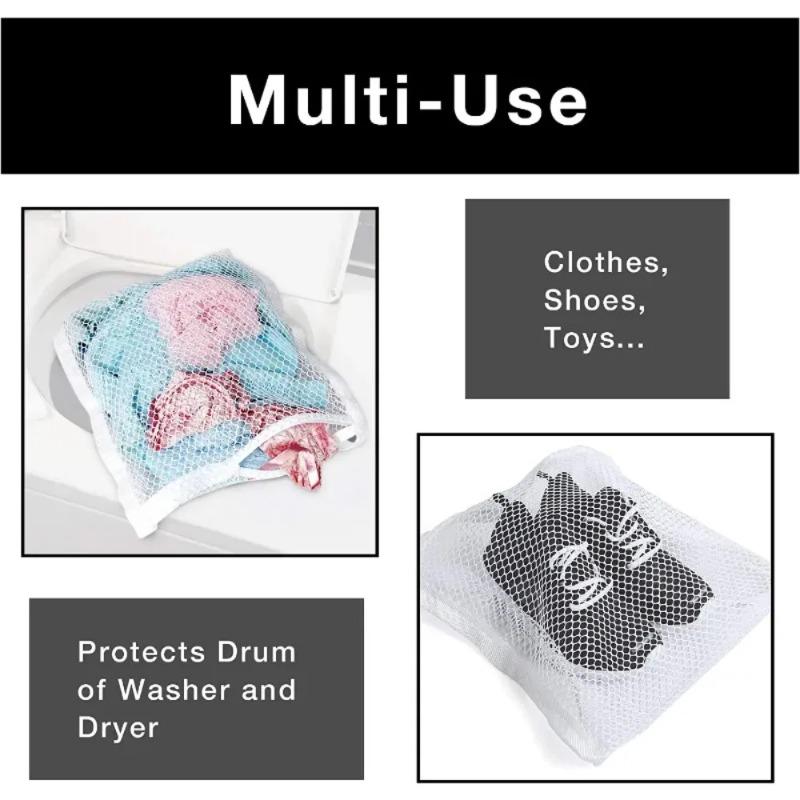 1 Pack Shoe Dryer Bag with Elastic Strap, Shoe Laundry Bags for Sneakers, Laundry Mesh Bag for Sneakers, Running Shoes, Athletic Shoes, 40×40cm Dryer-Safe Shoe Washing Bag, Protects Shoes in Washing Machine and Dryer