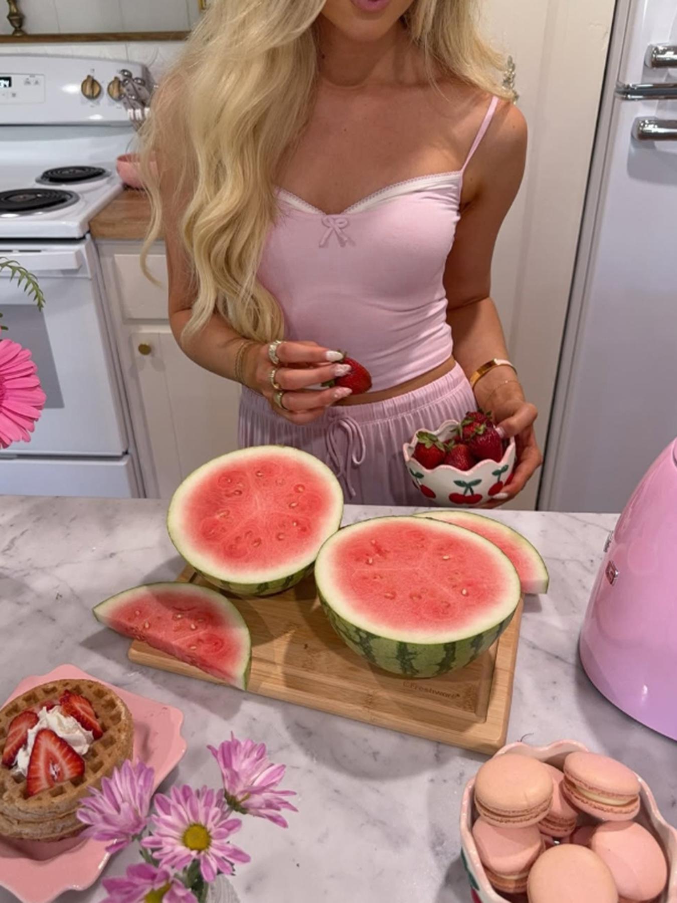 Pure Color Casual Home Cami Short Top Long Pants Two-Piece Set, Fitted Crop/short Length, Thin Fabric, Fall Season, Plain Pattern