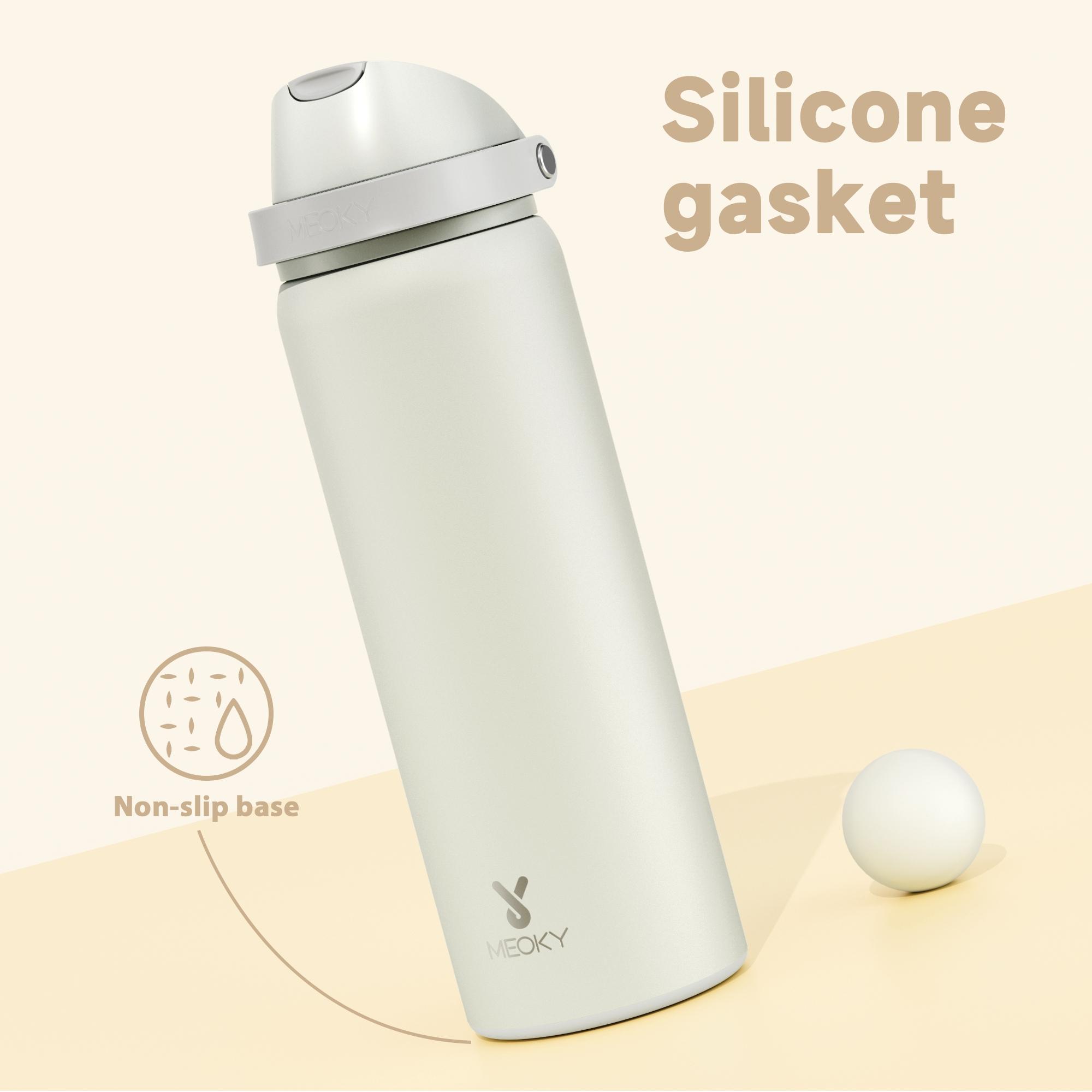 Double-mouth Handle Tumbler, Stainless Steel Insulated Water Bottle, Summer Cool Bottle Drinking Cup for Sports, Outdoor Travel, Office, School, Drinkware, Leakproof Insulated Tumbler #TOP PICKS