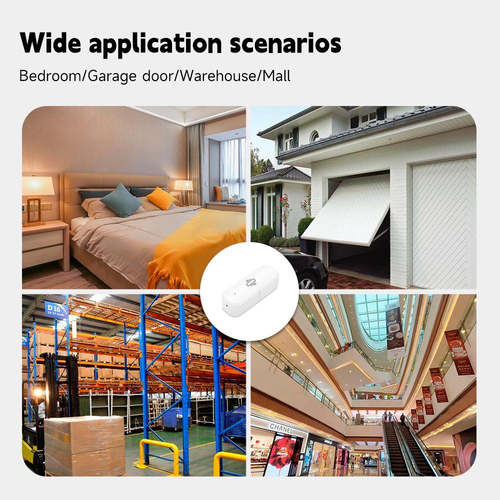 Tuya Wi-Fi/Zigbee intelligent vibration sensor Motion Sensor mobile phone remote security alarm system intelligent linkage app Google vibration senso intelligent life APP real-time monitoring of movement vibration alerts records