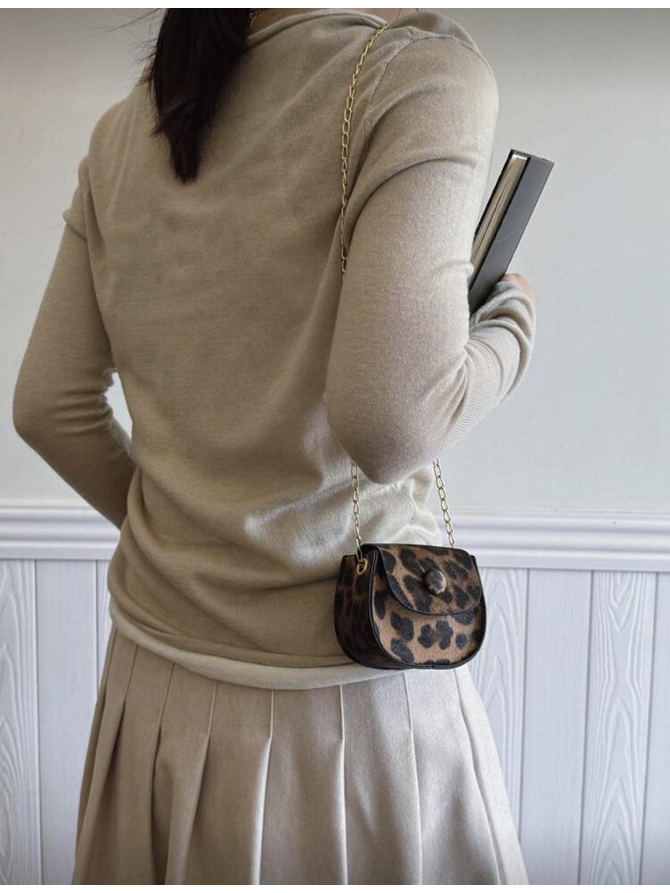 Mini Crocodile Pattern Handbag Solid Color Chain Shoulder Bag Women's Fashion Crossbody Bag Casual Daily Use Small Tote Purse