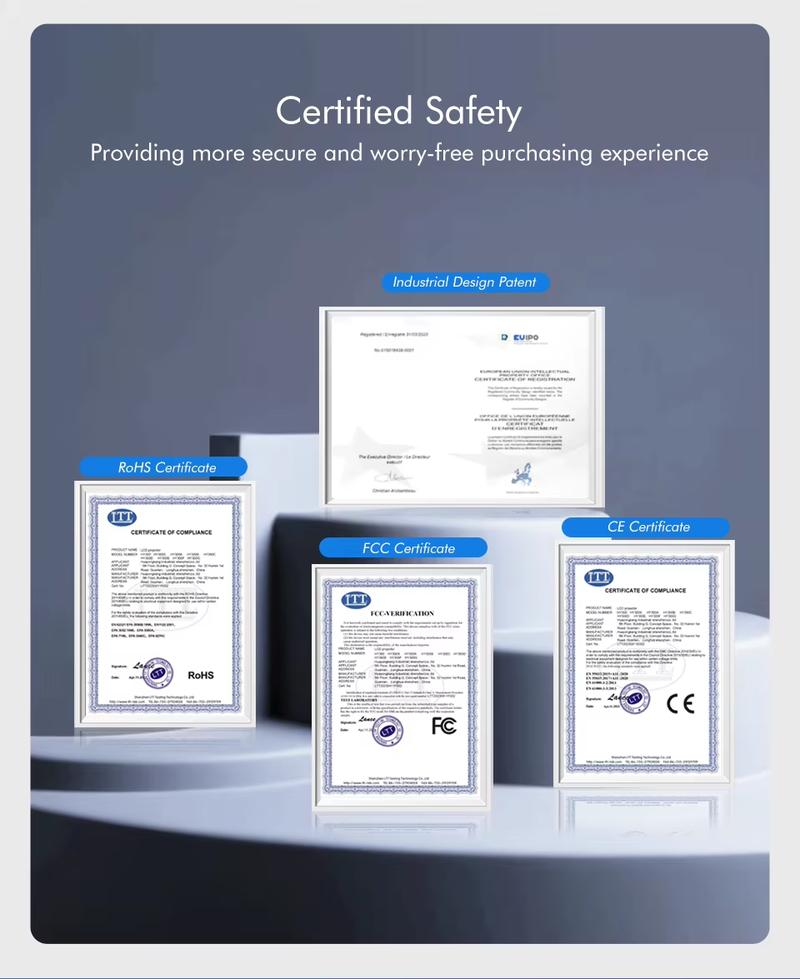 [US warehouse] Magcubic Latest HY300X Projector 4K Videosource Supported  Electric Focus 300ANSI 1280*720P Allwinner H713 BT5.0 Built-in Speaker Home Cinema Outdoor portable Panda Color Projetor