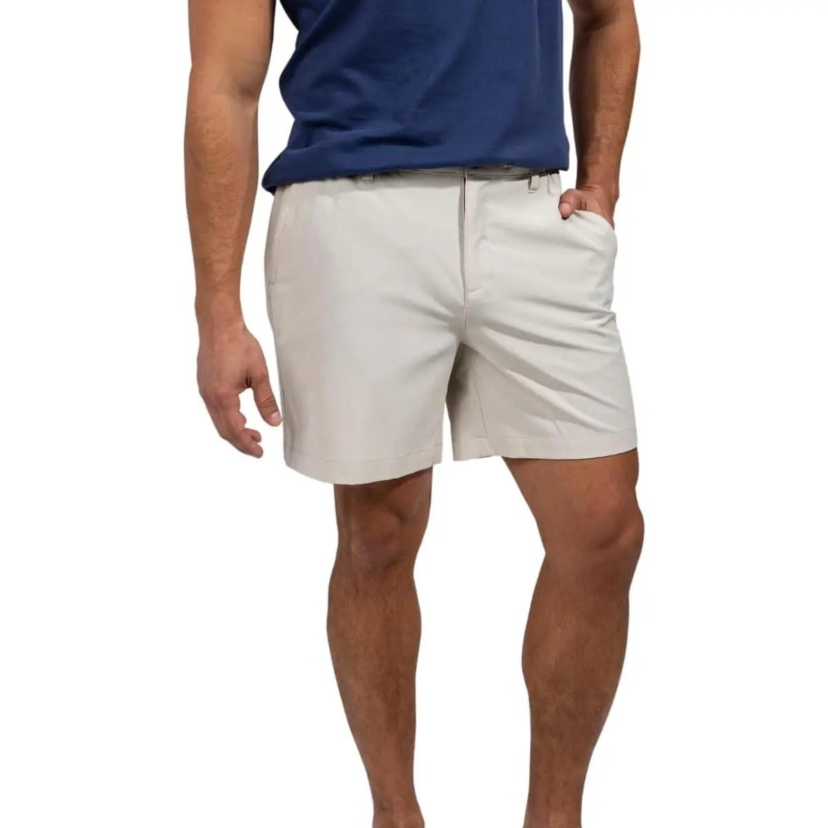 Chubbies Everywear Men’s Stretch Mesh Shorts - Menswear Casual 6in Inseam, Elastic Waist, Water-Resistant, Zipper Pocket, Comfy for Golf, Polyester