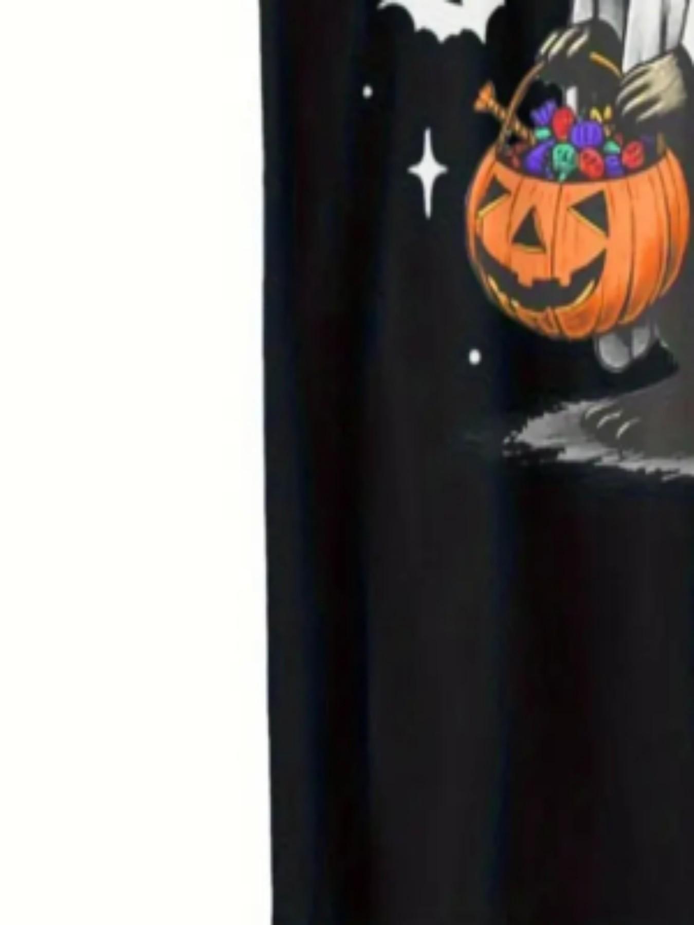 Men's Capybara Ghost Halloween T-Shirt, Cute Capy-Boo-Ra Pattern, Fun Animal Pumpkin Print, Fall Party Streetwear, Short Sleeve