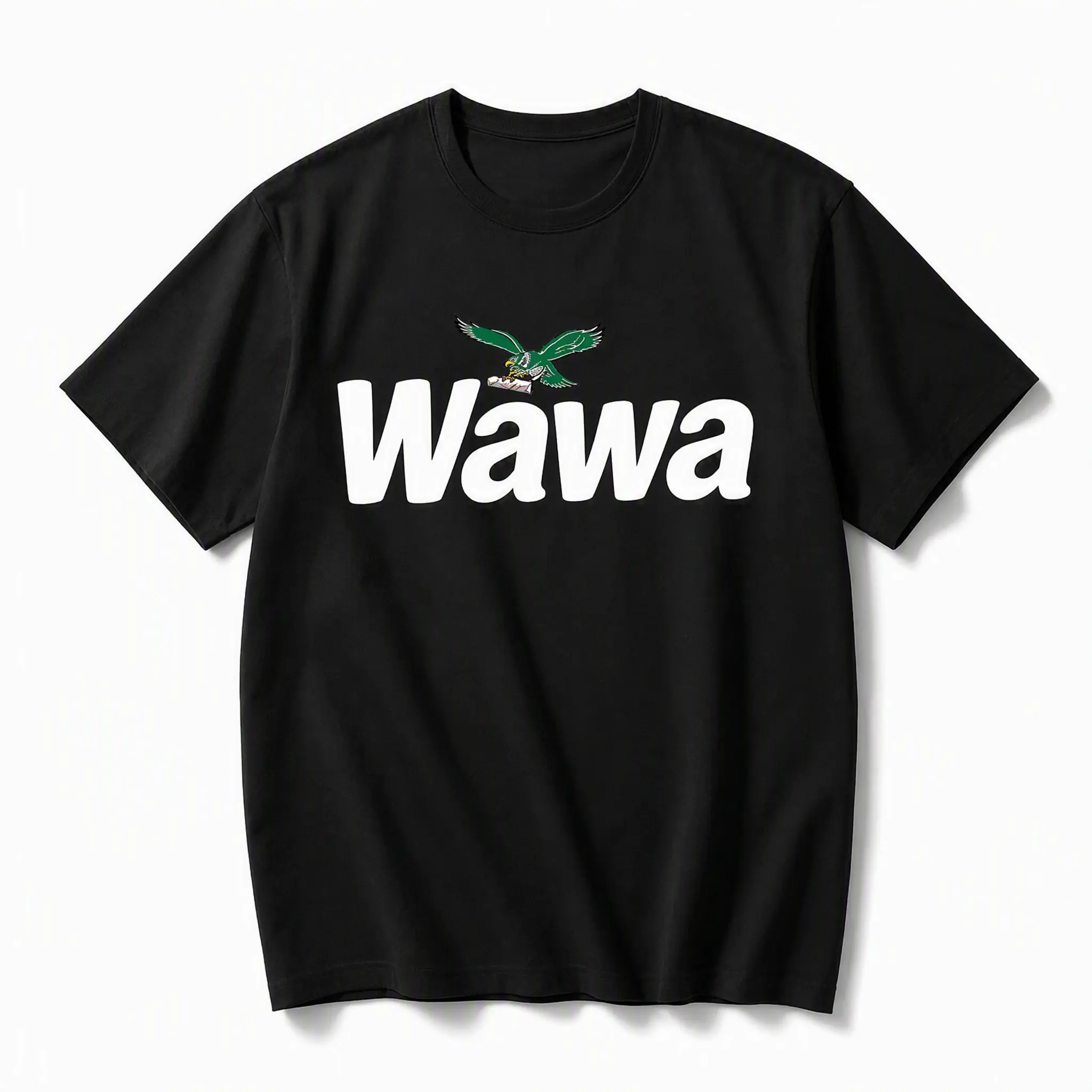 Wawa Eagles Football Team Fan T-Shirt, 100% Cotton Game Day Sport Lover Graphic Tee, Unisex Eagles Fan Gift