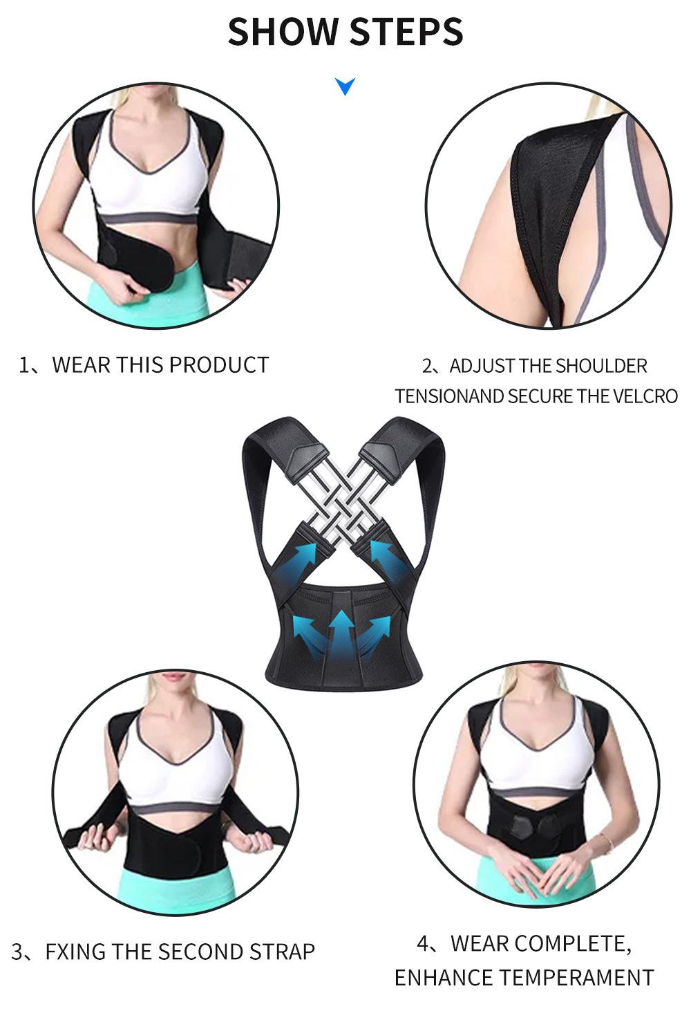 Soft Fabric Posture Corrector for Natural Body Curves
