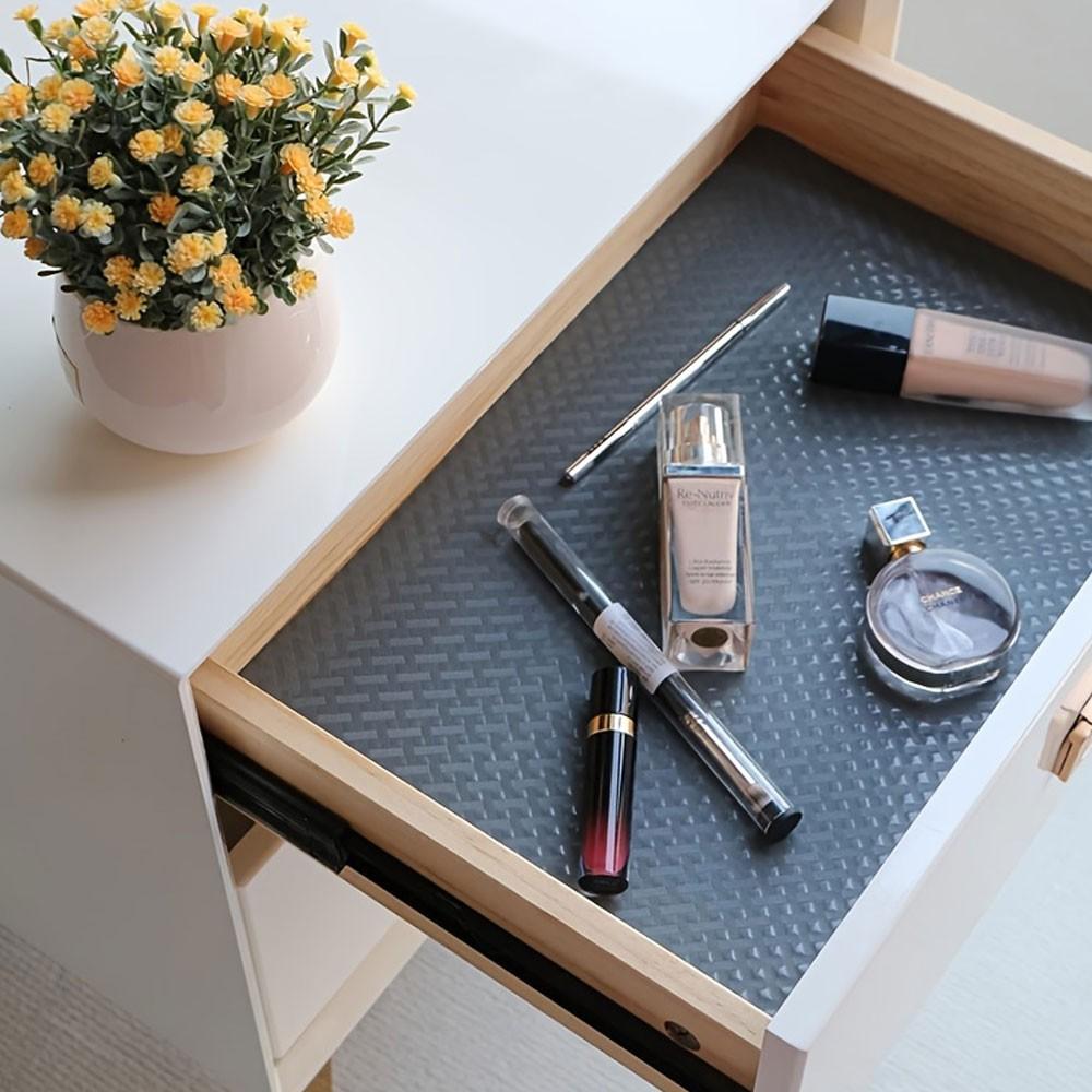 Transparent Washable Cuttable Drawer Liner, Non-Slip Refrigerator Inner Lining, Suitable for Fridge Glass Shelves Cabinets Home Kitchen Supplies