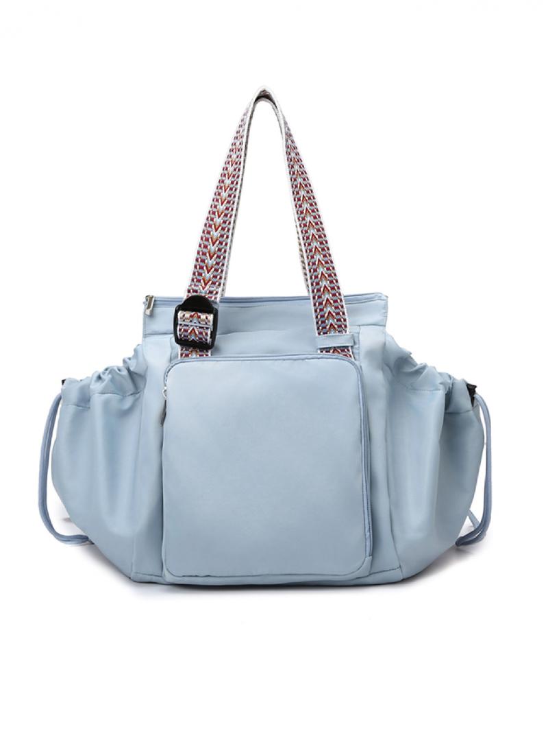 Women's Large Capacity Fitness Travel Daily Backpack - Casual Travel Backpack - Multi functional Convertible Cross/Shoulder Backpack, Multi layer Design, Beige/Black Strap Selection - Durable Material, Suitable for Work and Vacation