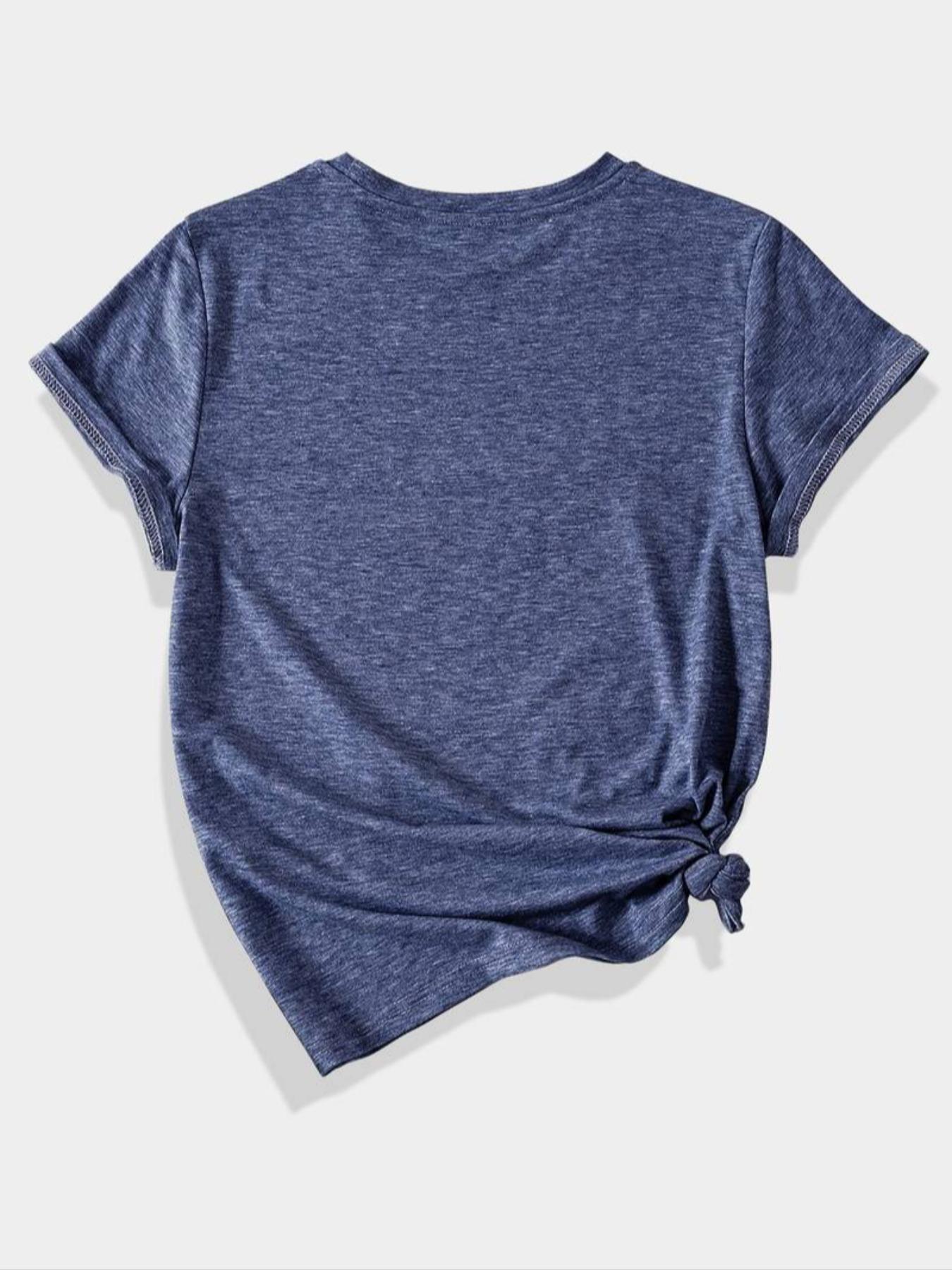 【Plus Size】 "IT IS WHAT IT IS" Print Round Neck Tee, Fashion Casual Crew Neck Short Sleeve T-shirt for Daily Outdoor Wear, Women Clothing for All Seasons