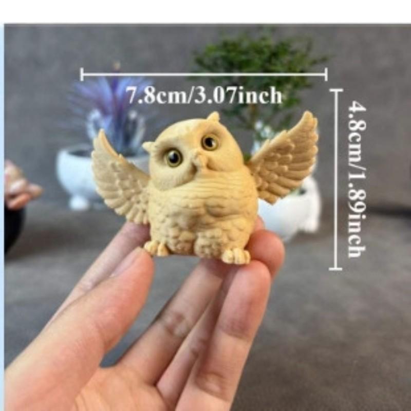 3D Printed New Owl Jointed Action Figure, Realistic Multi-Color Collectible Ornament, Detailed Design for Display & Collection