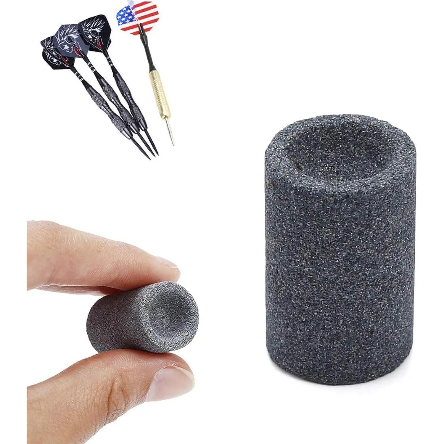 Round Dart Sharpener Sharpening Sand Stones