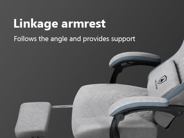 【Year-End Sale】 GTPLAYER gaming chair. It's an office chair made of high - tech fabric. It's got a pocket spring seat, adjustable armrests and a footrest. It's a high - back ergonomic chair with an adjustable, comfy and modern style!