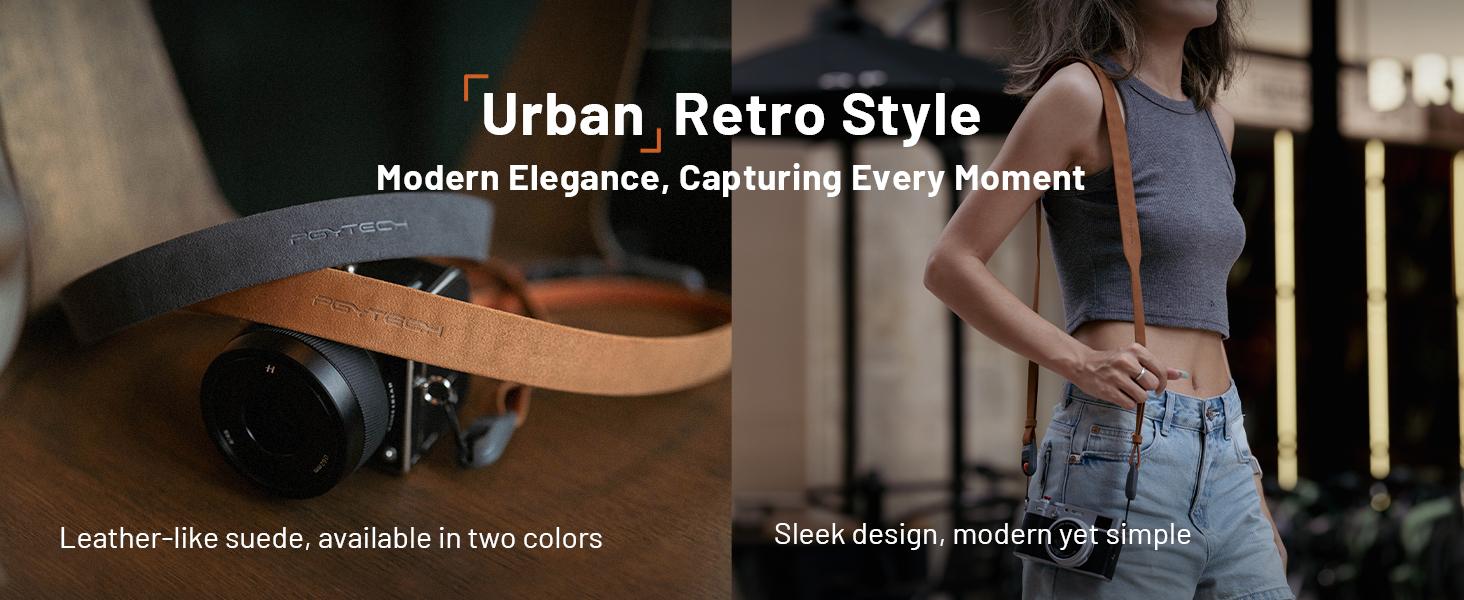 PGYTECH Camera Shoulder Strap Air Upgrade Version Adjustable Quick Release Camera Neck Strap for Mirrorless Camera digital camera Smartphone