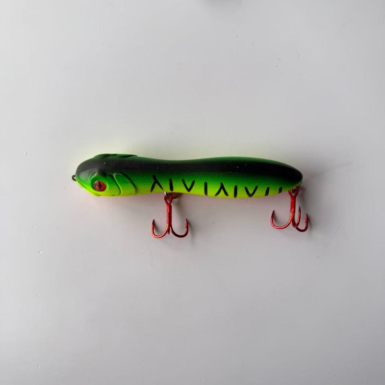 Large brand replica, popular, 1pcs, floating water snakehead pencil lure lure, water surface series word dog pout mouth catfish bait, suitable for freshwater and seawater fishing accessories, fishing gear and supplies