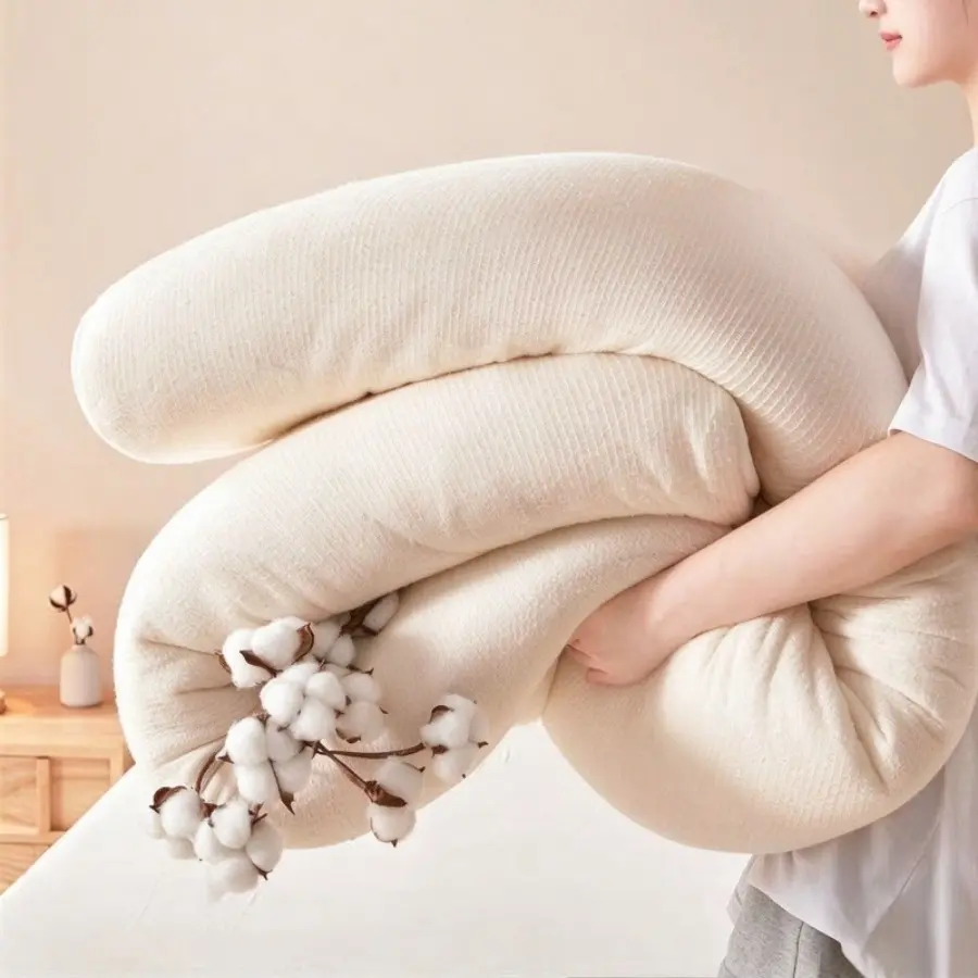 91 x 91 inches, 10.3–11.8 oz/yd mesh duvet insert, heavyweight fluffy duvet, warm bedding for fall and winter