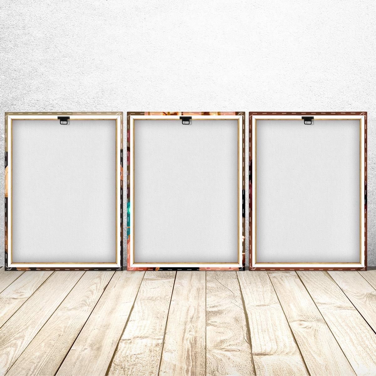 3 count wooden frame canvas, luxury female figure poster, Fashion female decorative art, exquisite mural, fashion bedroom decoration, Modern home Decoration, living room and corridor wall Decoration, HD, waterproof, art