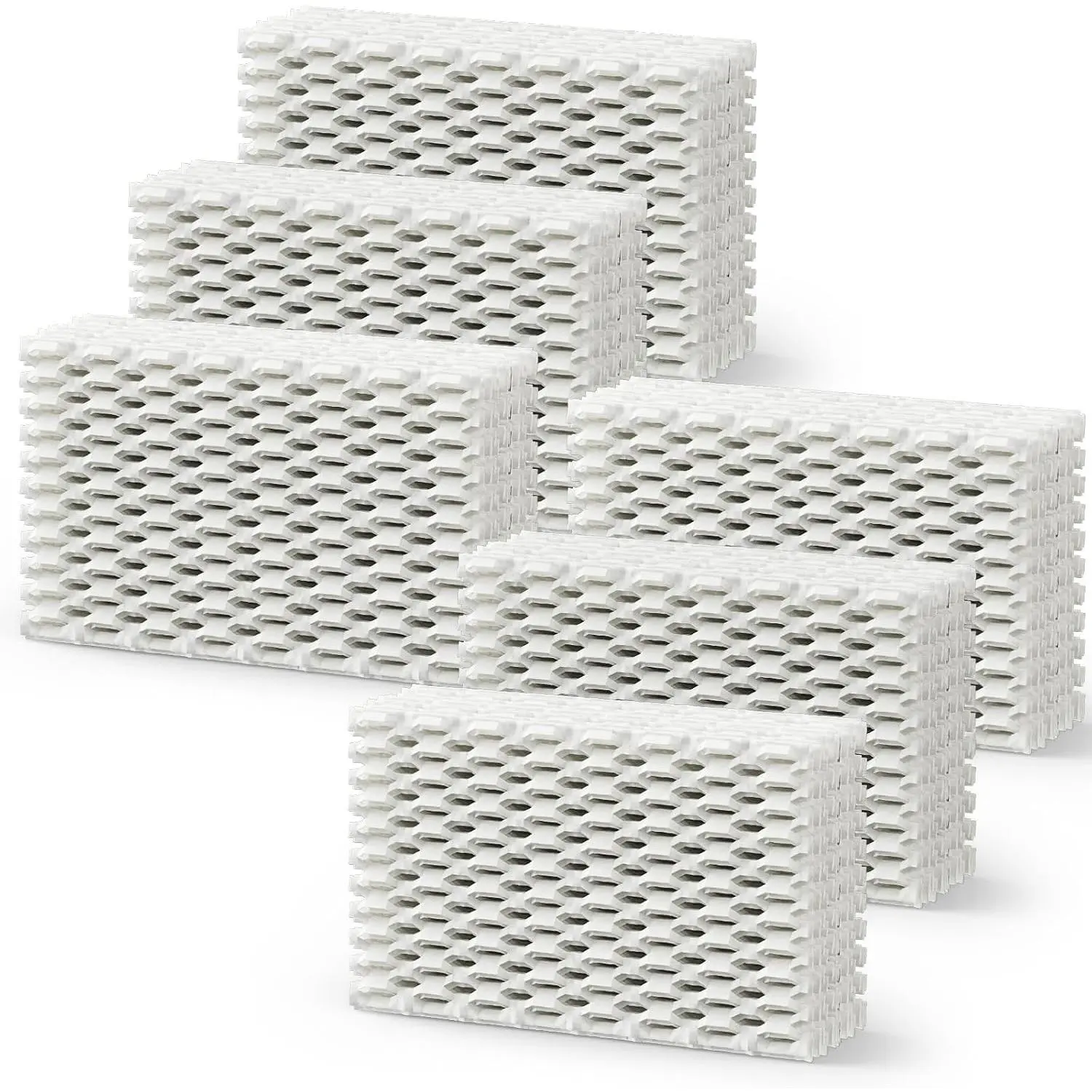 WF813 Humidifier Wick Filter Replacement, 6 Pack EQWF813 Compatible Filter | Fits selected humidifiers including RCM-832, PCWF813 and PCCM-840 models, Sliver
