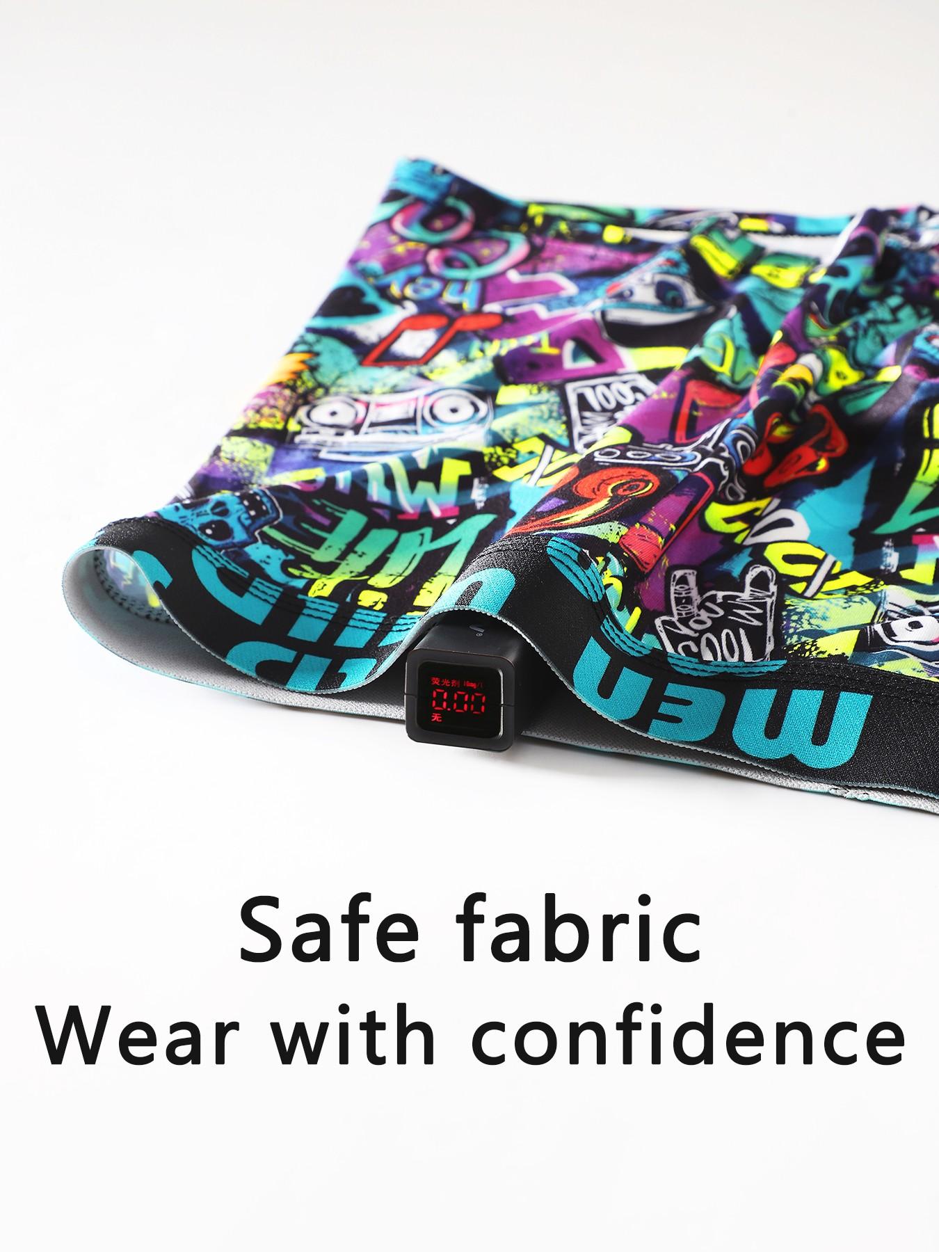 [Pack of 3] Men's Comfortable Boxer Briefs, Trendy Prints + Skin-Friendly Fabric, King of Cost-Effectiveness