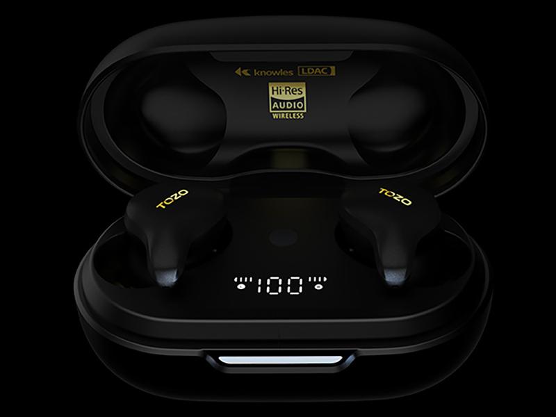 TOZO-Golden X1 Wireless Earbuds Balanced Armature Driver and Hybrid Dynamic Driver Audio Headphone Electronic Headset app control FathersDayGift