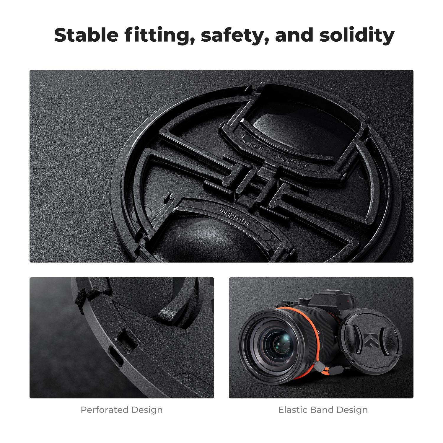 【K&F CONCEPT】  ND2-ND400 Variable ND Camera Lens Filter (1-9 Stops) + Filter Cap + Cleaning Cloth 18 Multi-Layer Coatings Adjustable Neutral Density Ultra Slim Lens Filter (K-Series)