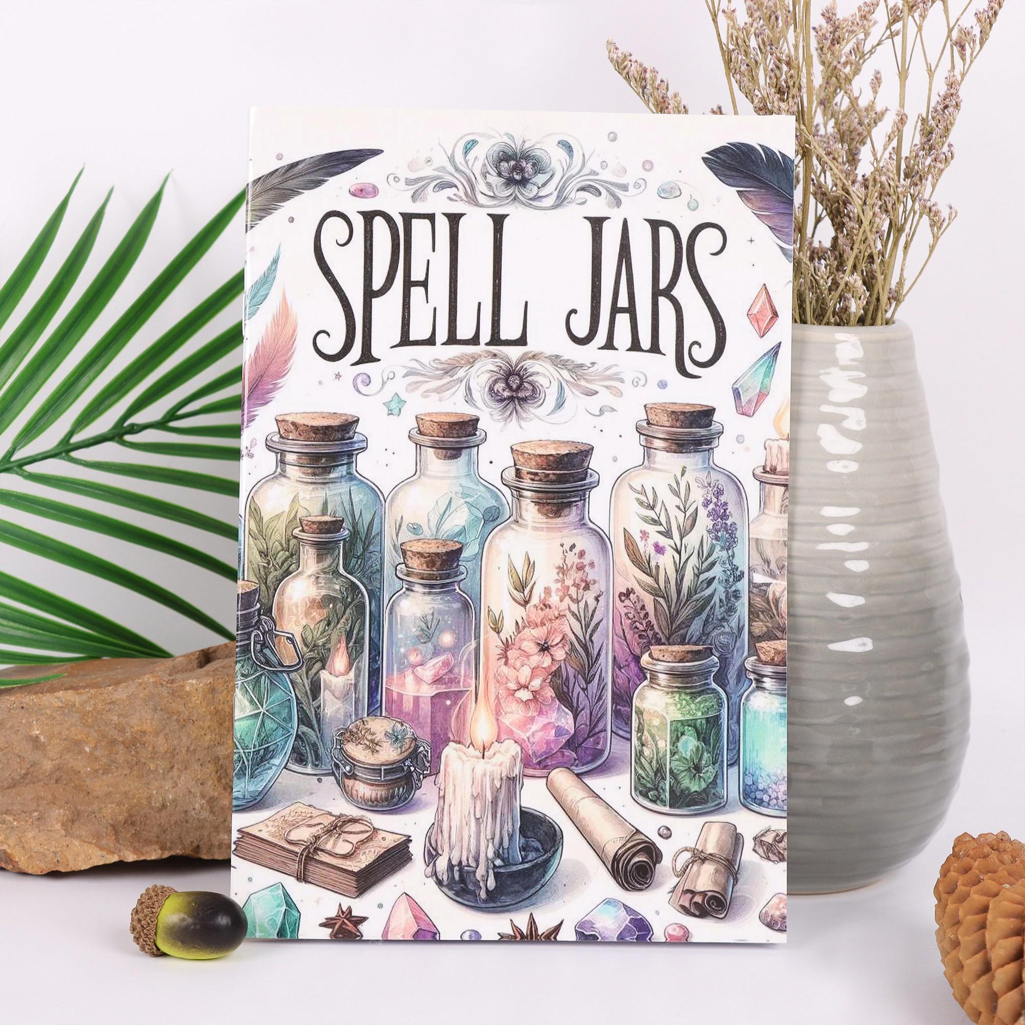 Spell jars for beginners and advanced users, basic guide to making spells, creating your own magic spells, perfect gifts for witches and enthusiasts