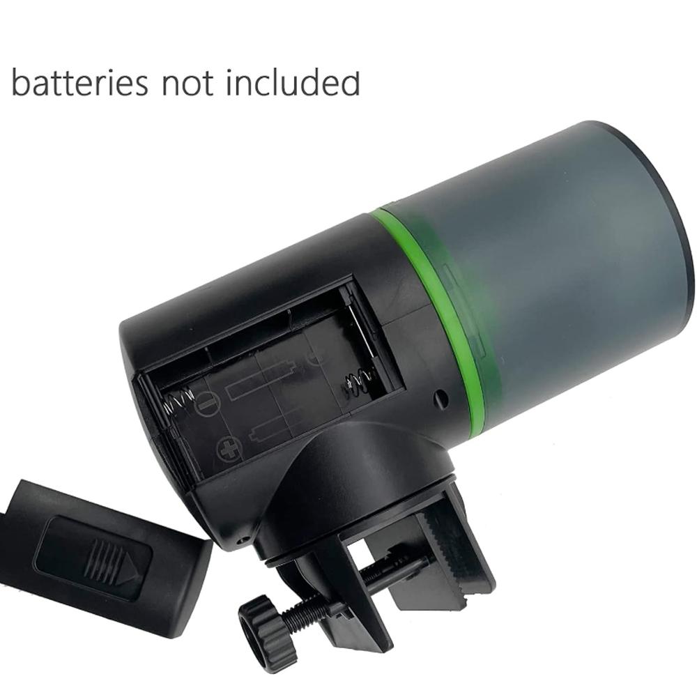 200ML Automatic Fish Feeder with Smart Timer, Battery Powered for Goldfish, Fish Tank, Aquarium and More, Large Capacity Fish Feeding Device