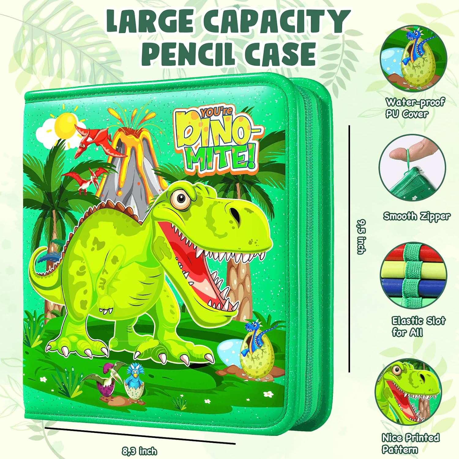 Markers Set 65 count- Art Coloring Drawing Kits with Unicorn Pencil,Crayon&Markers Stuff case Dinosaur