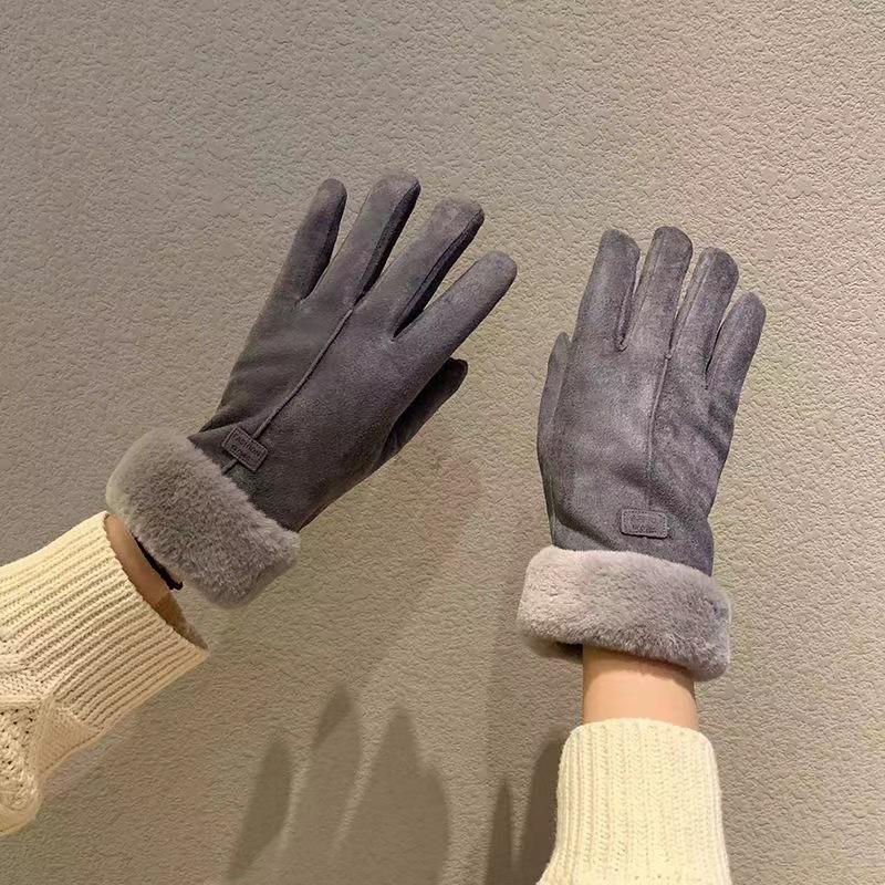 Autumn Winter Deer Skin Gloves, Soft Non-Slip Fine Touch, Screen Touch Sensitive, Versatile Daily Use, Comfortable and Stylish