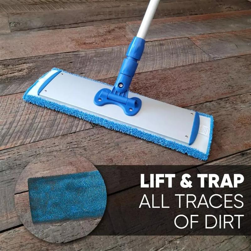 Baseboard Pro Mucho Mop - Baseboard Cleaner Tool with Handle - Clean Base Boards Easily | Microfiber | Professional Quality | Machine Washable |    Lightweigh