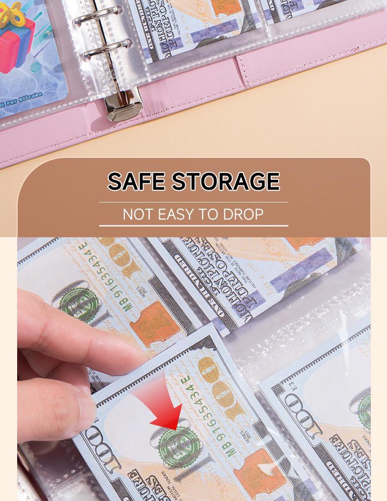 A5 Card Binder 23.5x18cm with 25 Pages (4 Pockets) for Kpop Photocards, Game & Trading Cards