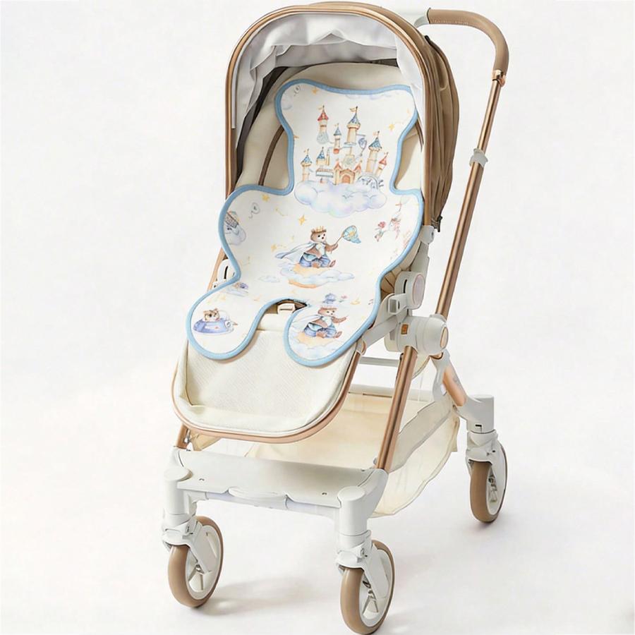 Baby Ice Silk Cooling Pad, Cute Print Cool Mat, Breathable Non-Stuffy ...
