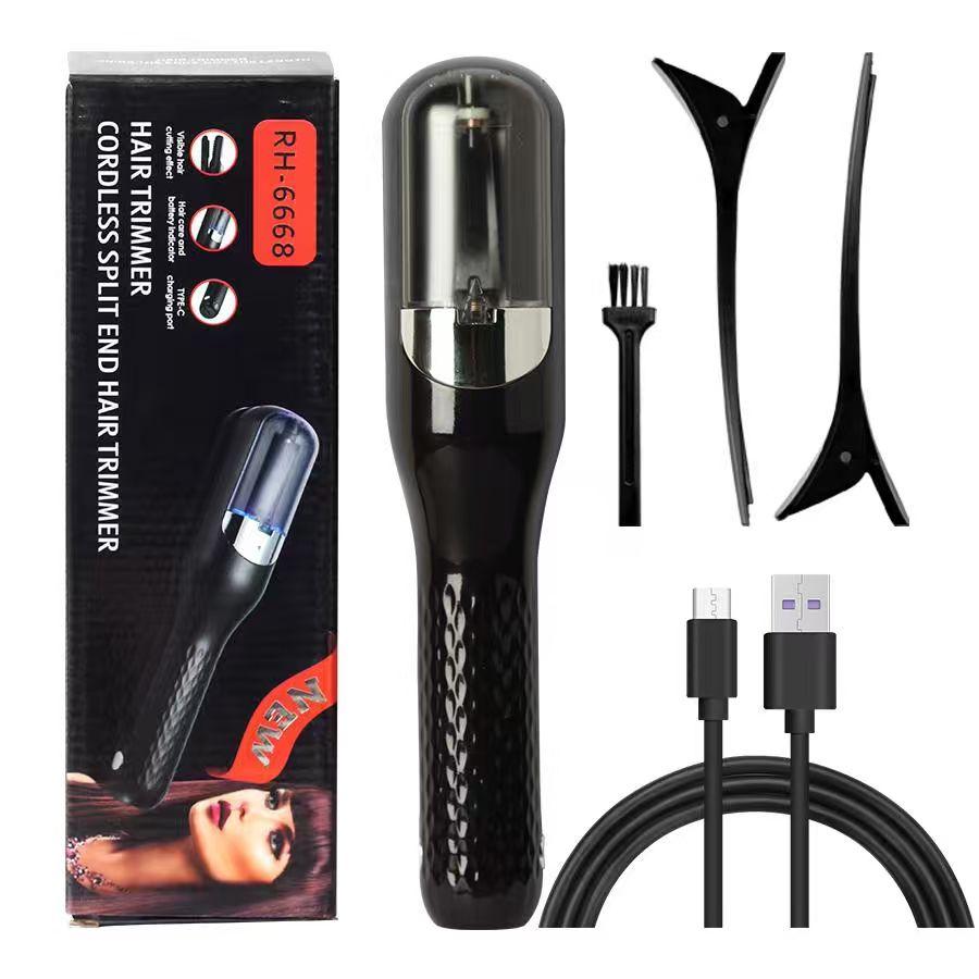 Second Generation Rechargeable Hair Trimmer & Split End Trimmer, Home 2-In-1 Portable Grooming Tool, Electric Hair Trimmer