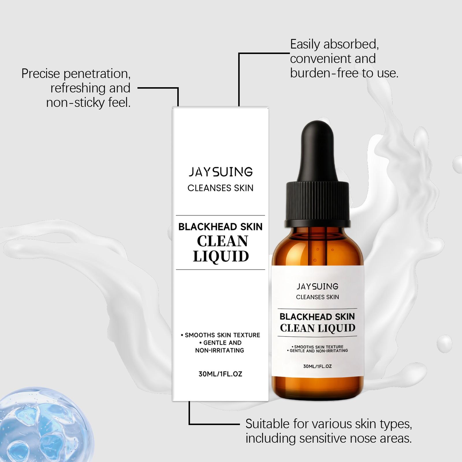 Jaysuing Exfoliating Essence Liquid, Gentle Daily Cleansing, Moisturizing & Nourishing Care, Skin Hydration Serum, Mild Formula